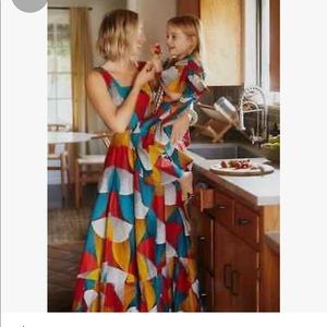 Anthropologie BNWT Geometric Maxi Dress SZ 2